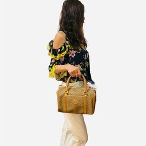 Gucci brown micro Gg tote